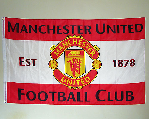 manchester united fc flag