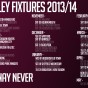 Burnley Fixtures